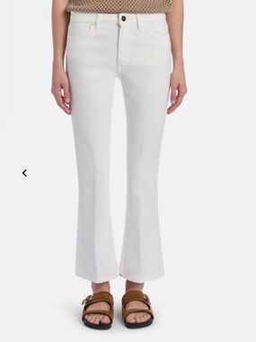 DONDUP Mandy super skinny bootcut jeans color 010 cream ivory beige sz 28